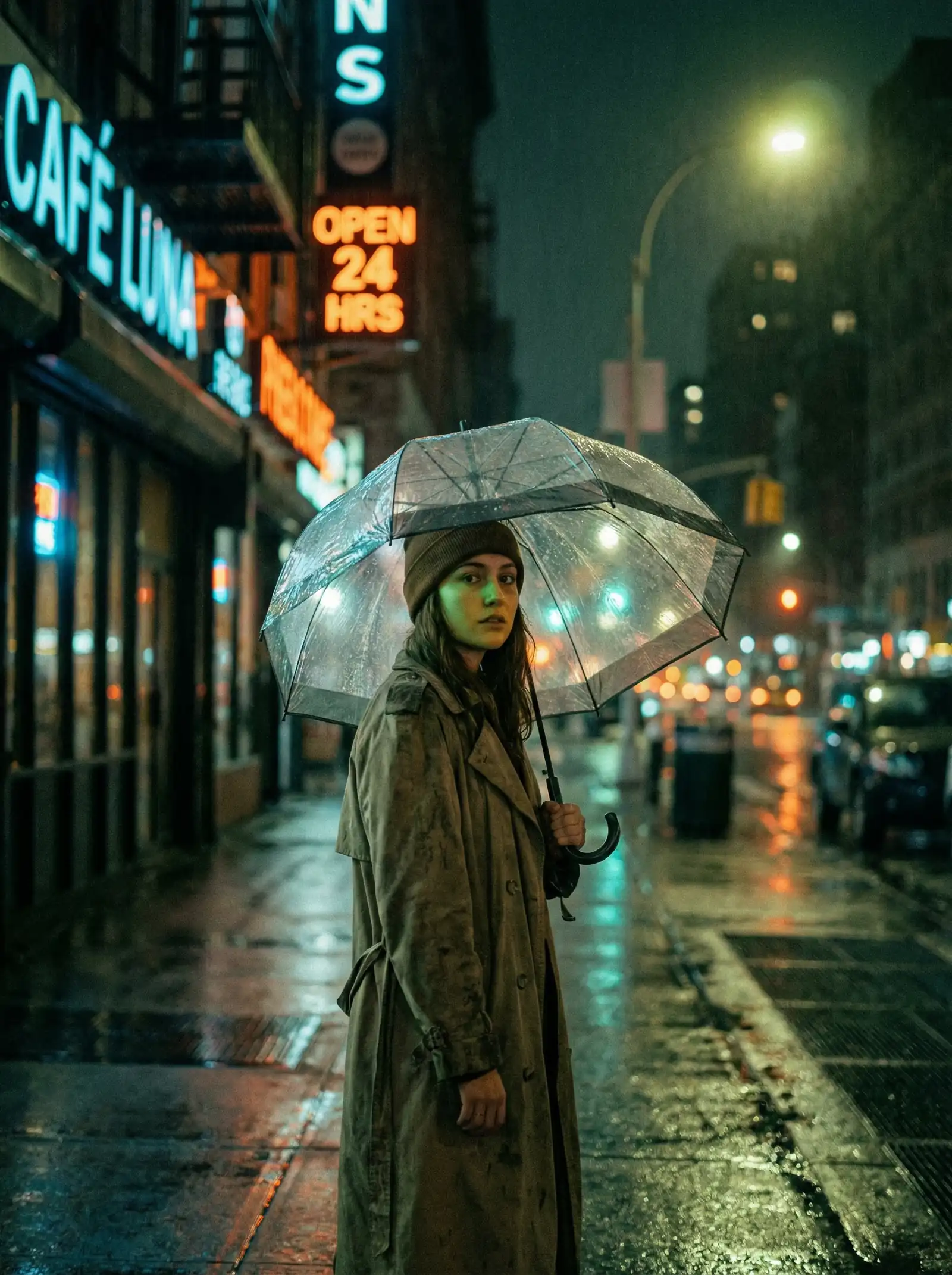 捷克街头 本周佳作 - 雨夜独行